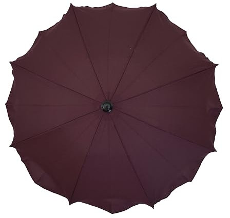 Universal Sonnenschirm Regenschirm für Kinderwagen und Sport Buggy, Babywagen Schirm mit Universal Halterung, UV-Schutz50+ Sonnensegel Sonnenschutz (Lila)