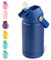 Fijinhom Kids Water Bottle, 360ml/12oz, Stainless Steel Insulated Water Bottle with Straw, Vacuum Leakproof, Kids Water Bottles for School Boys Girls, Keep Drinks Hot Cold,BPA Free,Blue