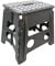 Hocker Tritthocker faltbar für Erwachsene und Kinder bis 150 kg Klapphocker aus Kunststoff rutschfest und platzsparend mit praktischem Tragegriff (36 x 29 x 32,5 cm & 1x HLKauf-Block)