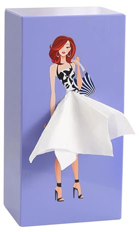 Taschentuchbox Mit Fliegendem Rock - Taschentuchbox in Form Eines Fliegenden Rocks | Taschentuchbox Röcke Für Mädchen | Taschentuchbox Mit Fliegendem Rock Für Toilettenpapier Und Servietten