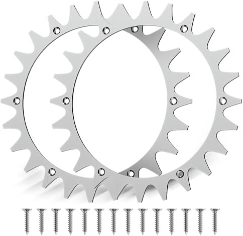 Forever Speed 2 puntas para robot cortacésped Worx Landroid L, desbarbado con agujero avellanado, clavos de robot cortacésped de 225 mm, 14 tornillos autorroscantes