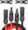 Witproton 2x8m Solarkabel mit 2 Schraubenschlüssel, 4mm² 1500V PV Solarpanel Verlängerungskabel, Wasserdichtem IP67 Solar Stecker, PV Kabel Verlängerung für Solaranlagen/Wohnmobile/Marine/Kraftwerke