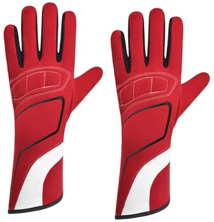 perfk Guanti di karting Giove in bicicletta Protezione Protezione Assorbimento di urti leggero per gli uomini MOTORE INVERNO GLOVI per GUIDA