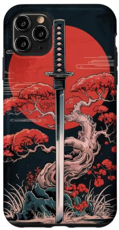 Hülle für iPhone 11 Pro Max Japanisches Katana-Schwert