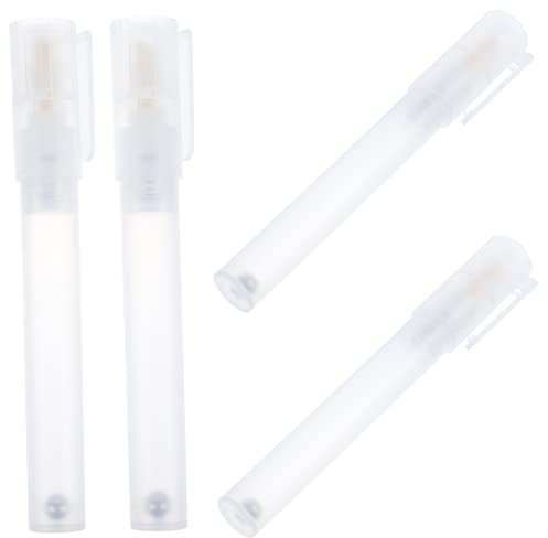 jojofuny Nachfüllbare Lackstifte 4 Stück Leer Transparente Malstift Halter Ergonomisch Robust Für Schüler Graffiti Und Malen