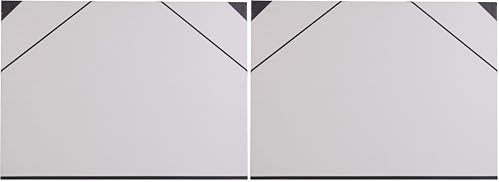 Clairefontaine 44620C Zeichenmappe (Gummizug, Rücken 30 mm, innen: 50 x 70 cm, außen: 52 x 72 cm, ideal zur Aufbewahrung Ihrer Werke) betongrau (Packung mit 2)