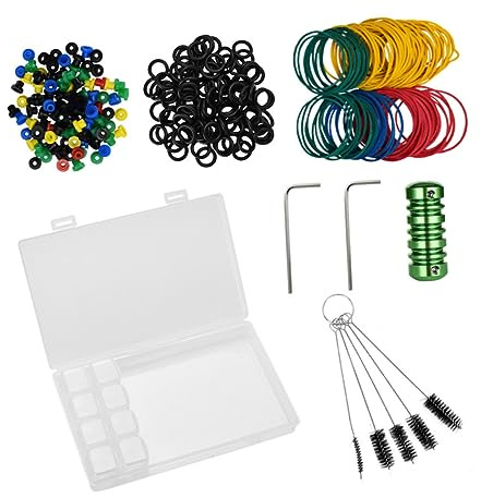 Healeved Griffzubehör Kit Mit Gummibändern Und Nadelkissen Als Werkzeug Für Damen Und Herren Mit Aufbewahrungsbox Grün