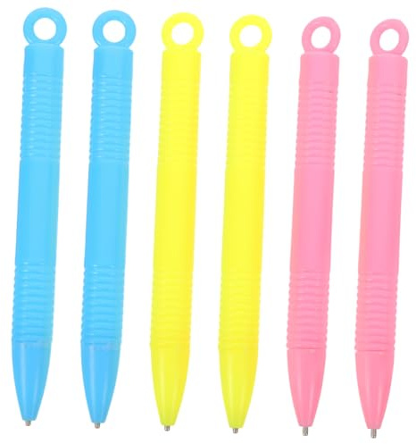 BESPORTBLE Stylos Aimantés De Rechange Pour Tableau Garçon Et Filles, Lot De 6 Pièces, Accessoires De Dessin Compacts, Stylets Pour Ardoise Magique, Outils Scolaires Créatifs