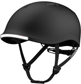 Lumos Nyxel Quin MIPS - Smart Fahrradhelm LED Beleuchtung 360° Sichtbarkeit Bremslichtfunktion Bluetooth & App Steuerung In-Mold Polycarbonat Schale IPX6 Akku USB-C Magnetverschluss E-Bike City Helm