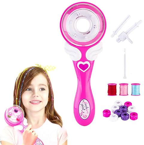 Tyenaza Haarflechter-Set, Haarflechter für Kinder, Styling-Haarwerkzeug, elektrisches automatisches Haarflechter-Werkzeug, Styling-Werkzeug für Mädchen und Kinder (Small box)