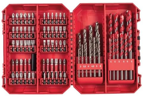 Milwaukee 4932501309 Shockwave Impact Duty Bit-Set, 80-teilig