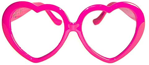Folat 24761 Brille rosa Herzen