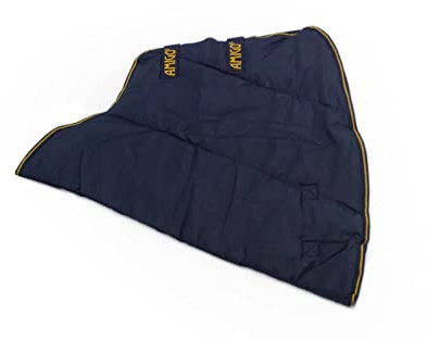Pferdedecken Halsteil zur Winterdecke Horseware Amigo Bravo XL Original M 150g Füllung Navy with Navy & Gold