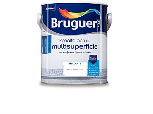 Bruguer Acrylic Multisuperficie Esmalte al agua Brillante Blanco Permanente 2,5 L