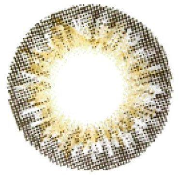 Matlens - Pro Trend Farbige Kontaktlinsen mit Stärke TriColor grau Big Eyes PDX-371 2 Linsen 1 Kontaktlinsenbehälter 1 Pflegemittel 50ml