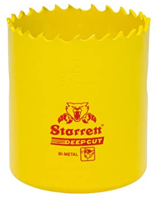 Starrett Bi métal Deep Cut Scie cloche, 51 mm, dch0200