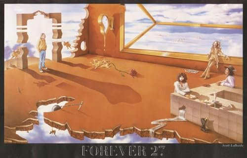 Buyartforless Forever 27 by Scott LoBaido Kunstdruck, Kurt Cobain Morrison Hendricks Janis Joplin, 91 x 61 cm