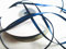 CaPiSo 100m Satinband 3mm Schleifenband Geschenkband Dekoband Satin Hochzeit Weihnachten Weihnachtsband (Nachtblau)