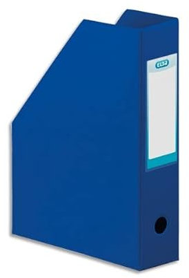 ELBA Porte revues - 32x24 cm - Dos 7 cm - Bleu fonce