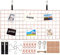 WUZILIN - Estante de Rejilla de Pared para Manualidades, de Hierro, para Colgar Fotos en el tablón de Notas, en la Familia, Cocina, Oficina, etc. (40 x 80 cm)…