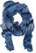 Invero, Merino Schal Manu, 100% Wolle (Jeans)