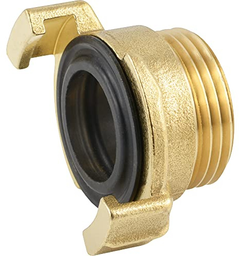 Fittingteile - Gartenschlauch-Schnellkupplungen GeKa 40 mm Klauenkupplung mit Außengewinde Messing (Ausführung: A3 - G 1)