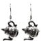 Teapot earrings - tea drink gift - sterling silver ear wire - time for tea gifts