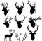 myrockshirt Wunschmotiv A bis J je ca 15cm Wald Wild Hirsch Geweih Jagd jagen typ3 Aufkleber Sticker Autoaufkleber Profi-Qualität Sticker UV-fest