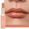 Oulac Lippenstift und Lip Balm, Nude Lippenpflege Lippenstift, Pflegend, Saftig und Glänzend, Lang Anhaltende Feuchtigkeit und Glanz für Trockene und Rissige Lippen, Vegan (05) Señorita