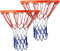 PIQIUQIU 2X Basketball Netz Set Dauerhaft und jedes Wetter Ballnetz Für Standard Größe BasketballKorb 12 Loch Ersatznetz für Outdoor Sports Basketball Training