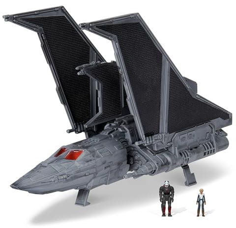Star Wars Micro Galaxy Squadron Havoc Marauder – Véhicule de Classe Vaisseau Spatial de 17,8 cm avec épave de 2,5 cm et Accessoires de Micro Figurine Omega