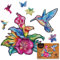 UNIDRAGON Original Holzpuzzle — Flüchtiges Kolibri, 300 Teile, King Größe 19 x 14.5 Zoll (48 x 37 cm) Schöne Geschenkverpackung, Einzigartige Form Erwachsene und Kinder