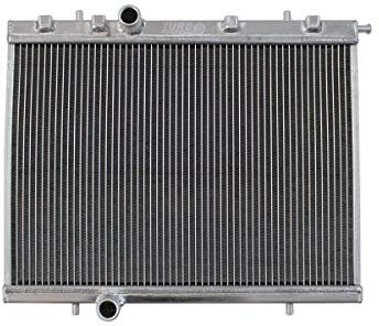 Enfriador de agua deportivo Racing Radiador compatible con Peugeot 206 1.4L 1.6L 2.0L