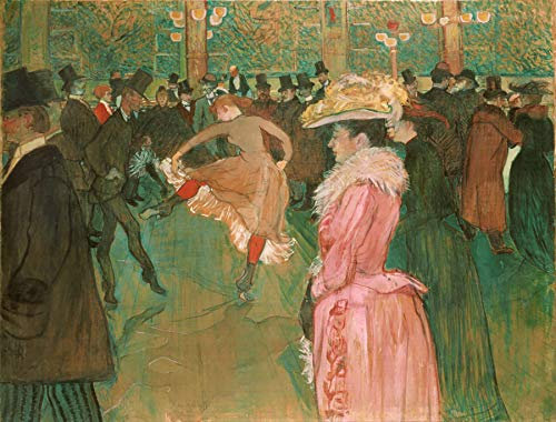 Poster Plakat Toulouse Lautrec Moulin Rouge Impressionismus Malerei