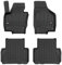 Fußmatten Gummimatten kompatibel mit Seat Alhambra II 2010-2020 OMAC Premium 3D Schwarz TPE Gummi