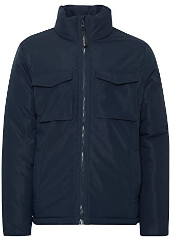 11 Project PRDeke Herren Übergangsjacke Herrenjacke Jacke Kurze Winterjacke Mit Stehkragen und Taschen Stark gefüttert Regular Fit, Größe:3XL, Farbe:Insignia Blue (194010)