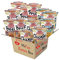 MiFan Ramen box - 8 Stück Nissin Cup Ramen Instant-Nudeln in verschiedenen Geschmacksrichtungen – Einfach zuzubereiten, lecker, ideal für Reisen und Outdoor-Aktivitäten