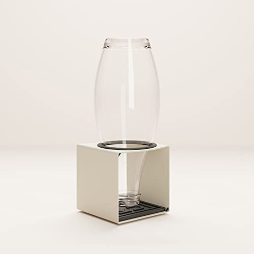 KJUB Flaschenhalter kompatibel für Flaschen von SodaStream, Aarke, AirUp UVM.| Zum Trocknen & zur Aufbewahrung von Glasflaschen & Edelstahlflaschen | Erweiterbar 1er 2er, 3er, 4er (Beige)
