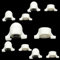 HOHOVYVY Knicklichter Angeln Angelruten Halterung Nachtangelrutenspitze Clip Bissanzeiger Strike Lamp Elektronische LED-Anzeige, Meeresangeln, LED-Rutenspitze, Nachtlicht, Leuchtstab