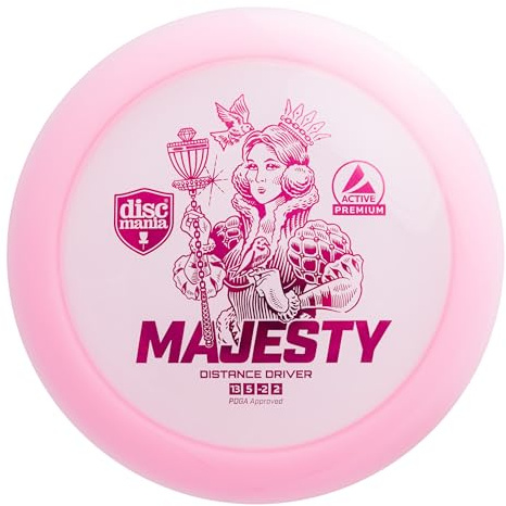 Discmania Premium Line Majesty Disc Golf, Uni, Erwachsene, Rosa, Einheitsgröße