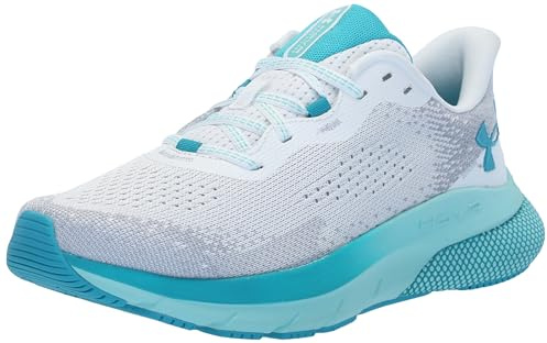 Under Armour Women's HOVR Turbulence 2 Sneaker, (102) White/White/Circuit Teal, 8.5 UK