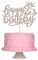 Tortendeko 25 Geburtstag Mann Frau, Roségold Glitzer 25. Kuchendeko Geburtstag, Happy 25. Geburtstagstorte Topper, Kuchen Topper 25 Frau, Happy 25th Birthday Cake Topper(Roségold)