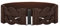 GRACE KARIN Damen Elastischer Vintage Gürtel Stretchy Retro Wide Waist Cinch Gürtel, Kaffee-Niet, M