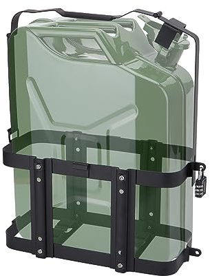SPARKWHIZ Kanister-Halterung mit Zahlenschloss, Kraftstoffkanisterhalter, strapazierfähig, für 20 l