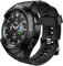 Dexnor Compatible with samsung watch 4 Classic (46MM), Military Grade Protective Case with Soft Silicone Rugged Shockproof Adjustable iWatch Bands Strap for Sports - Black