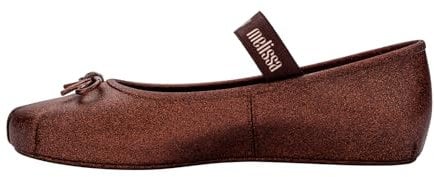 Melissa Sophie Ballet Flats for Women, Bronze, 5