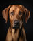 Ccqiangtie-stroe Malen nach Zahlen Sets für Erwachsene,Rhodesian Ridgeback Hund,DIY Handgemalt Ölgemälde auf Leinwand Kit für Home Deko oder Geburtstag Geschenk,40x50cm