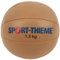 Sport-Thieme Medizinball Klassik | Vintage Medizin-Ball aus echtem Leder | In 1kg, 1,5kg, 2kg, 3kg, 4kg o. 5kg | Handgenäht, ohne Ventil, Granulat Füllung | Deutsche Markenqualität