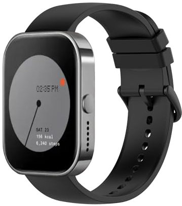 xhKJO 22mm Cinturini per Orologi per CMF Watch Pro Strap, Cinturini di ricambio Silicone Bracelet Sportivo Cinturino Watchband per CMF by Nothing Watch Pro Smart Watch Accessoires (nero)