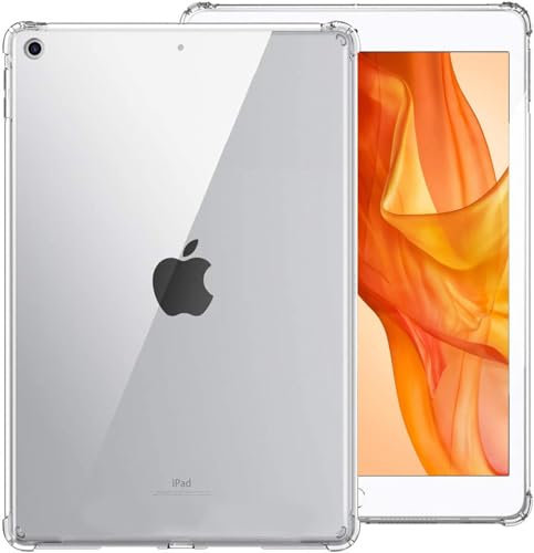 Clear Soft Silicone Gel Case For iPad Mini, Mini 4 & 5 (7.9 inches) Back Cover, Transparent Lightweight Shockproof 7.9” Slim TPU Bumper Case